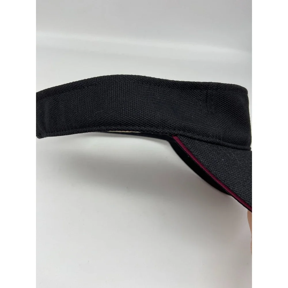 Chick Fil A Visor Hat Strap Back Adjustable‎ Black Work Team Crew Employee